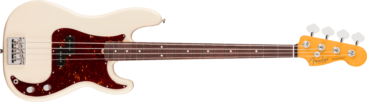 Fender American Professional Precision Bass, Rosewood Fingerboard, Olympic White