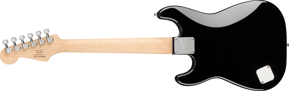 Fender Squier Mini Stratocaster, Laurel Fingerboard, White Pickguard, Black