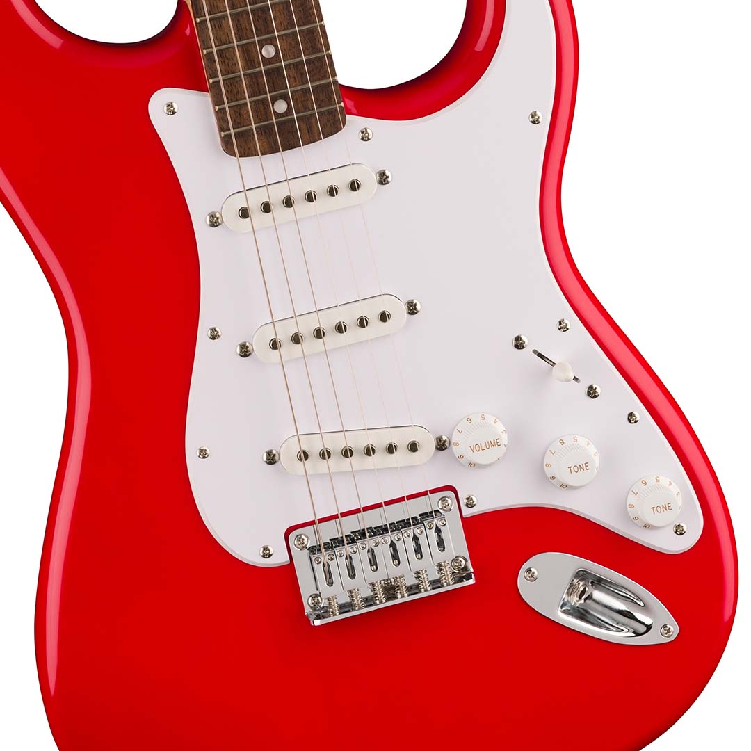 Fender Squier Sonic Stratocaster HT, Laurel Fingerboard, White Pickguard, Torino Red