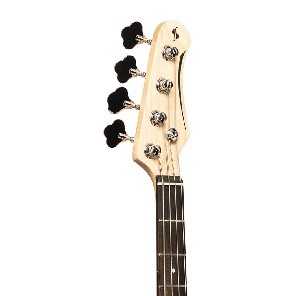 Stagg SBP30 NAT - Standard “P” Electric Bass Guitar (Natural) | Stagg Guitar for Beginners, Students & Stage