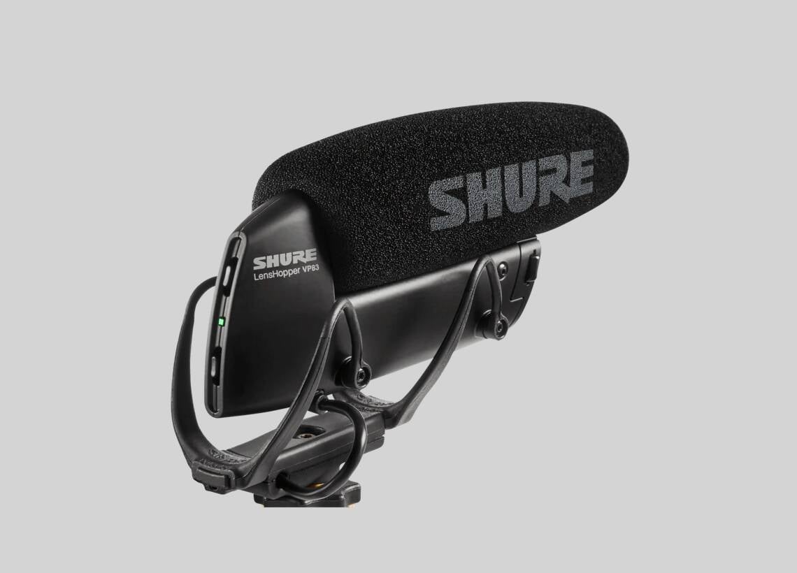 Shure VP83 LensHopper Camera-Mount Shotgun Microphone