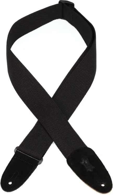 Levy's MC8 Cotton Guitar Strap - Black