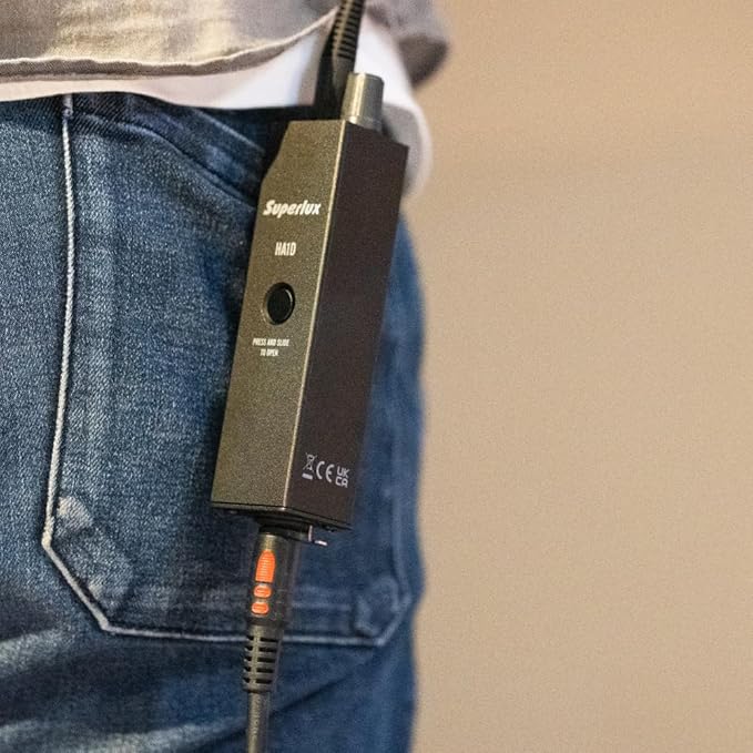 Superlux HA1D Personal In-Ear Monitor Amp w/ Belt Clip
