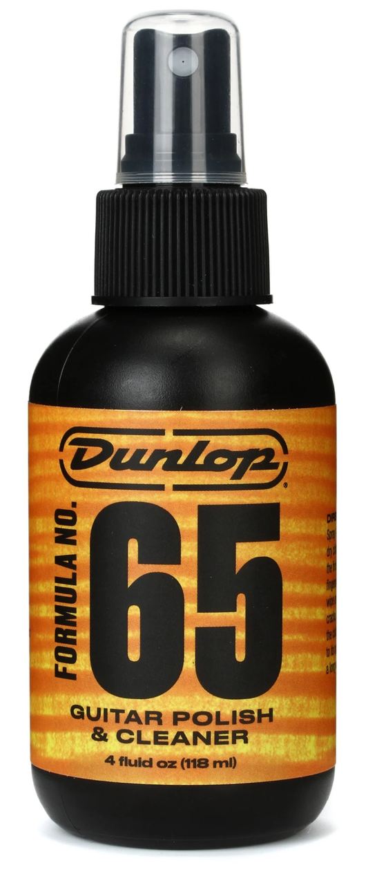 Dunlop Formula 65 Guitar Polish & Cleaner with Cloth