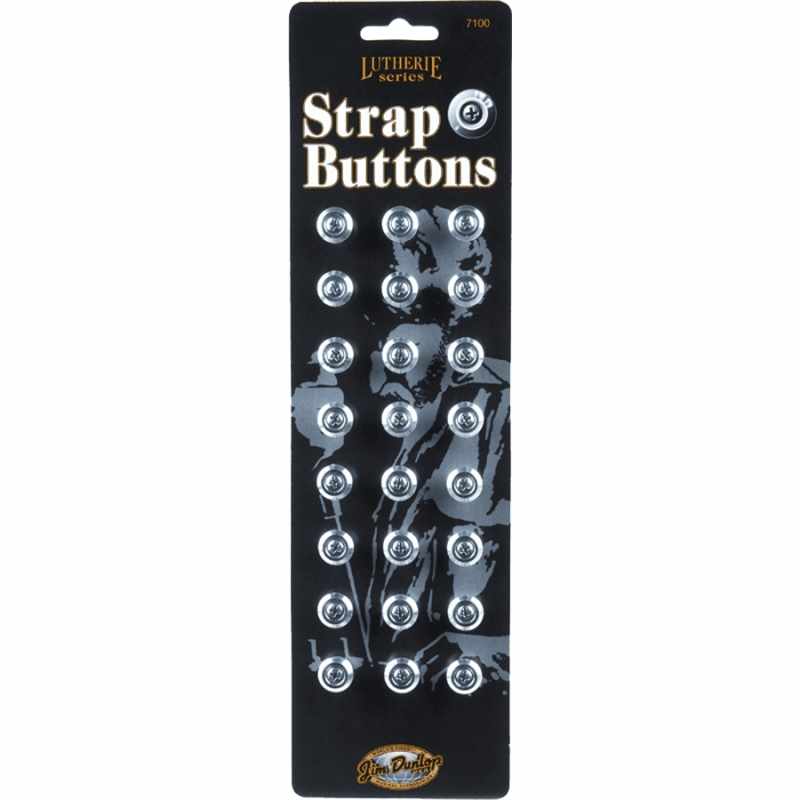 Dunlop 7100 Strap Buttons (Card of 24)