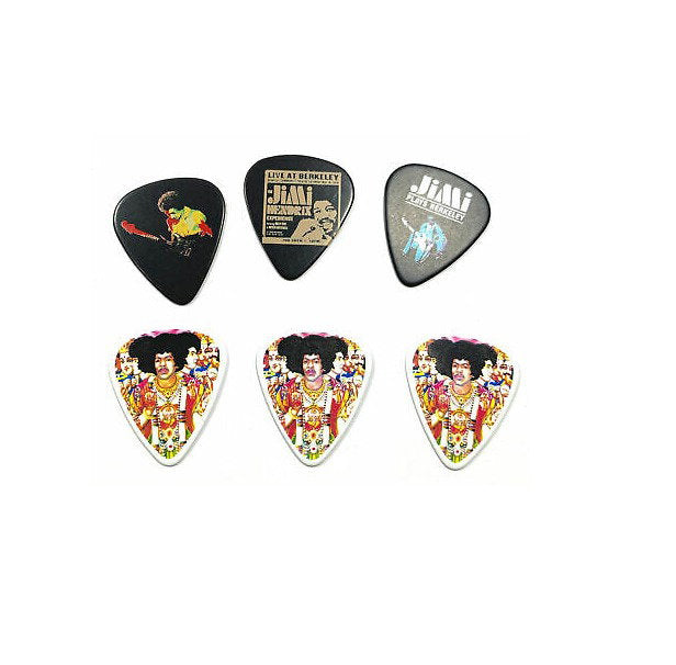 Dunlop Jimi Hendrix Bold As Love Picks 6-Pack