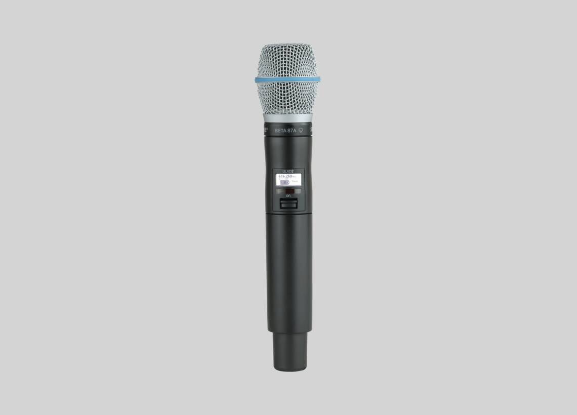 Shure ULXD2 Handheld Transmitter with Beta 87A