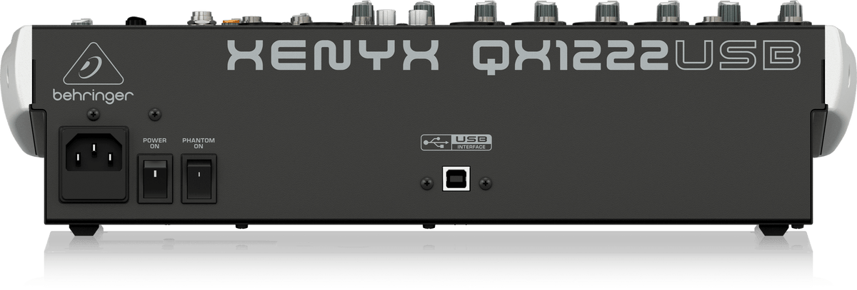 Behringer Xenyx QX1222USB Mixer with USB and Effects