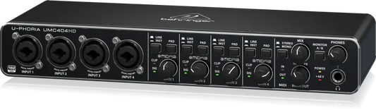 Behringer U-Phoria UMC404HD USB Audio Interface