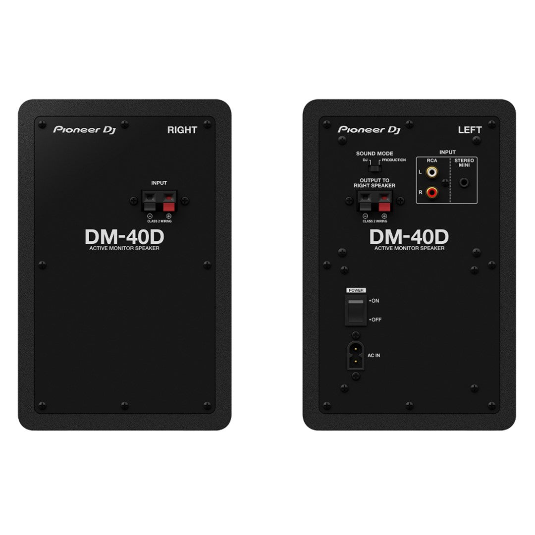 Pioneer DJ DM-40D 4” Desktop Monitor System (Pair)