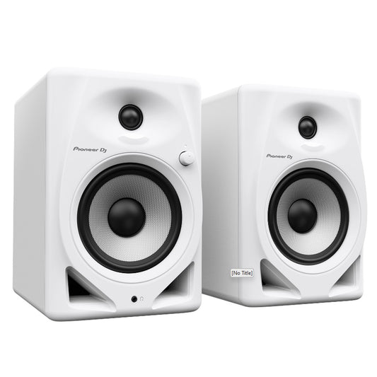 Pioneer DJ DM-50D-W 5” Desktop Monitor System White (Pair)