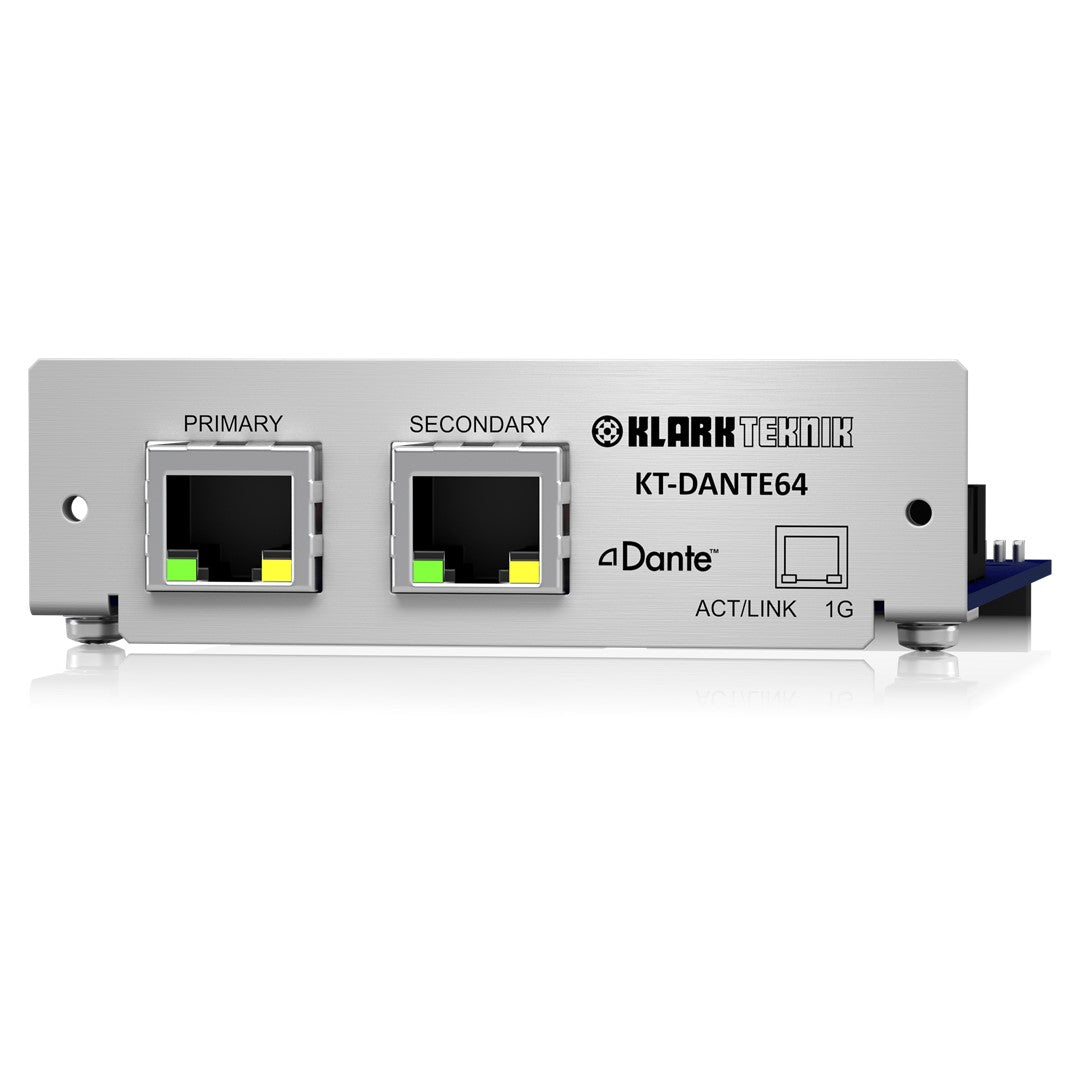 Klark Teknik KT-DANTE64 Audinate Dante Network Module