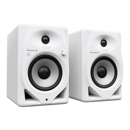 Pioneer DJ DM-50D-BT-W 5” White Desktop Monitors-Bluetooth(Pair)