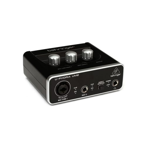Behringer U-PHORIA UM2 Audiophile 2×2 USB Audio Interface