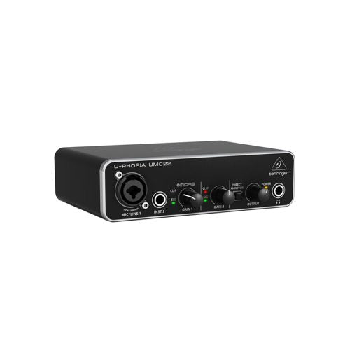 Behringer U-PHORIA UMC22 Audiophile 2×2 USB Audio Interface