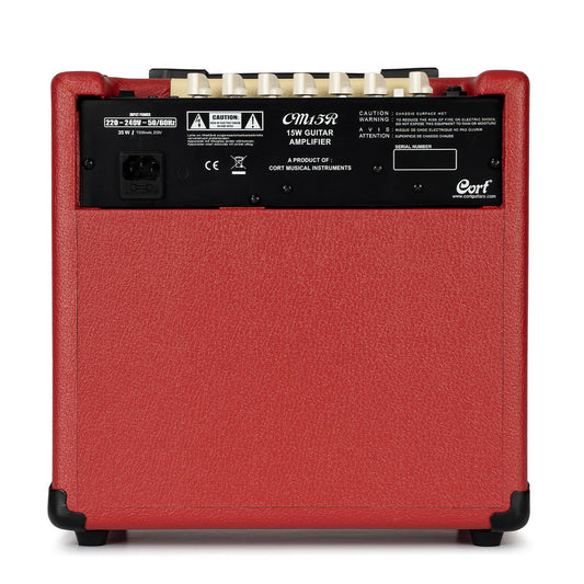 Cort CM15R Guitar Amp with Reverb - Dark Red