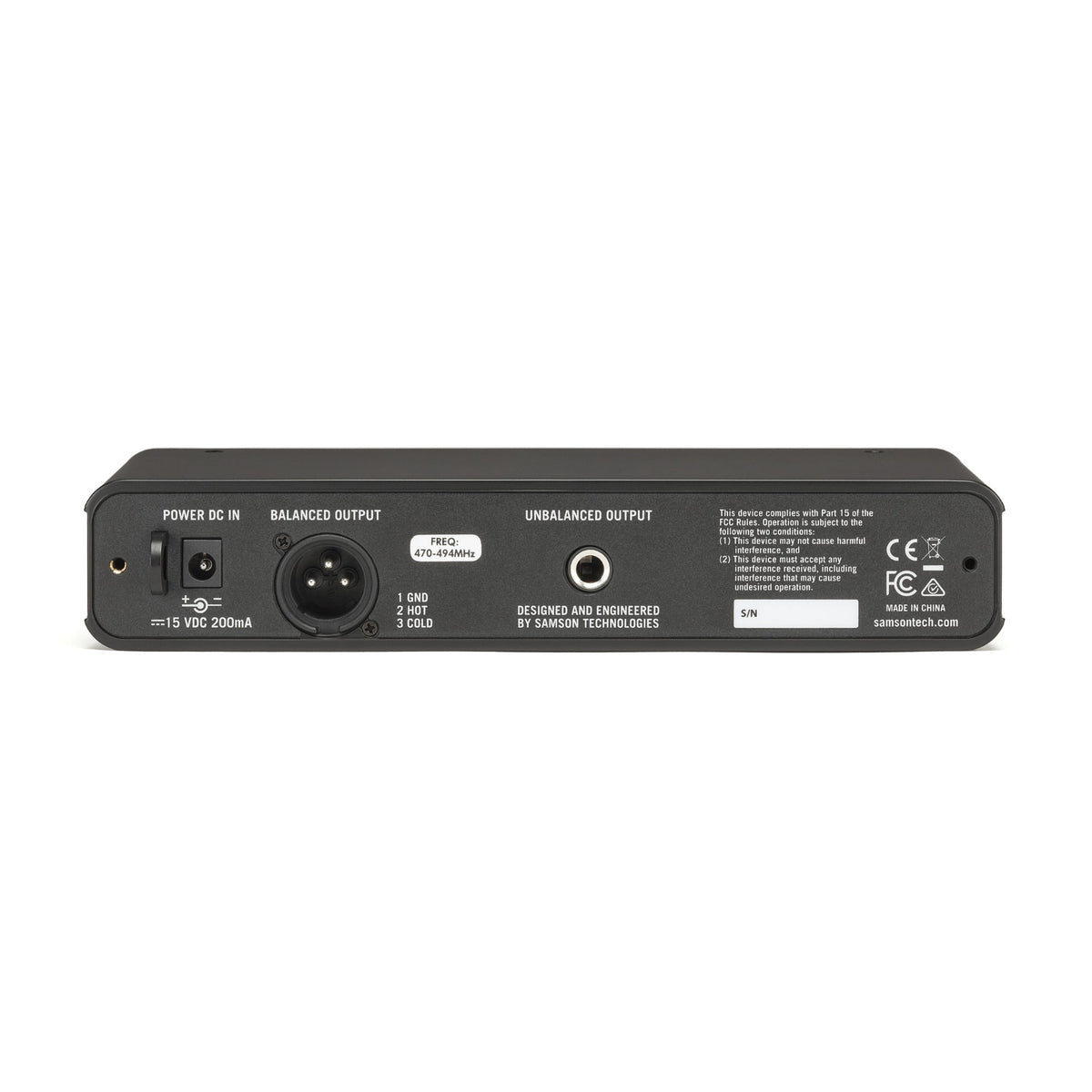 Samson Concert 88x CL6 Handheld - UHF Wireless System