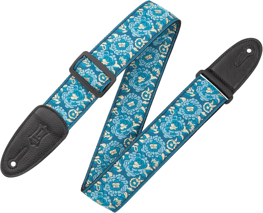Levy's M8AS Jacquard Weave Guitar Strap - Blue