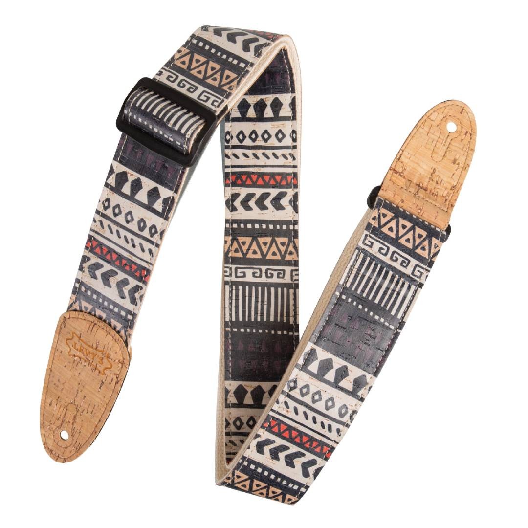 Levy's MX8-002 Cork Guitar Strap - Zanzibar