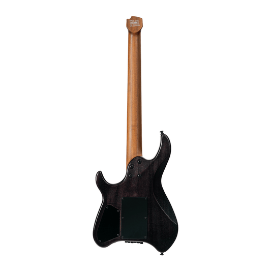 Cort Space G6TR Headless Guitar - Semi Gloss Lava with Bag
