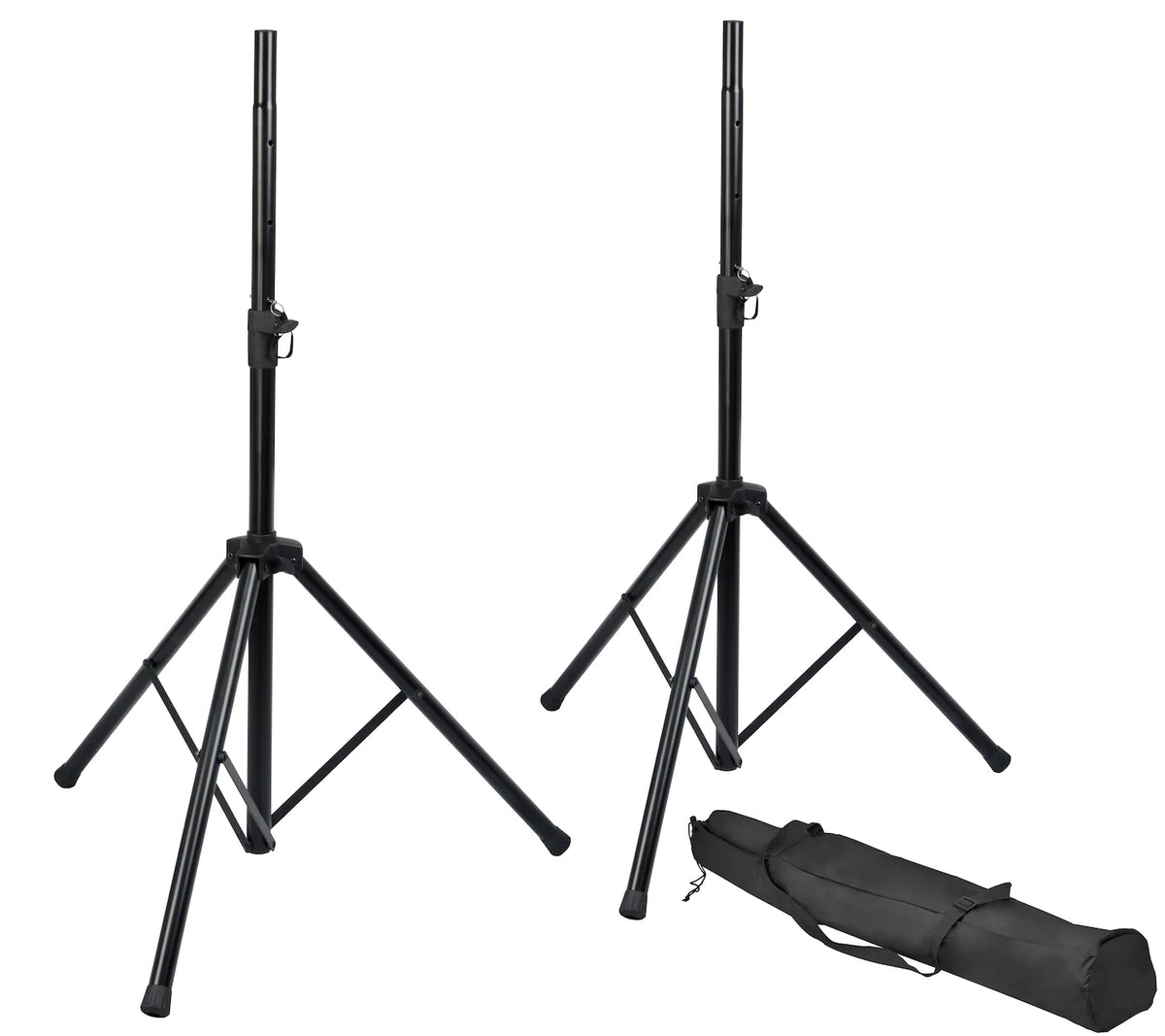 Gator Frameworks Rok-It Series Tripod Base Speaker Stand Pair with Carrying Bag