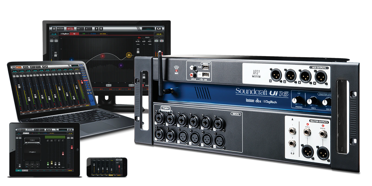 Soundcraft Ui16 16-Input Digital Mixer