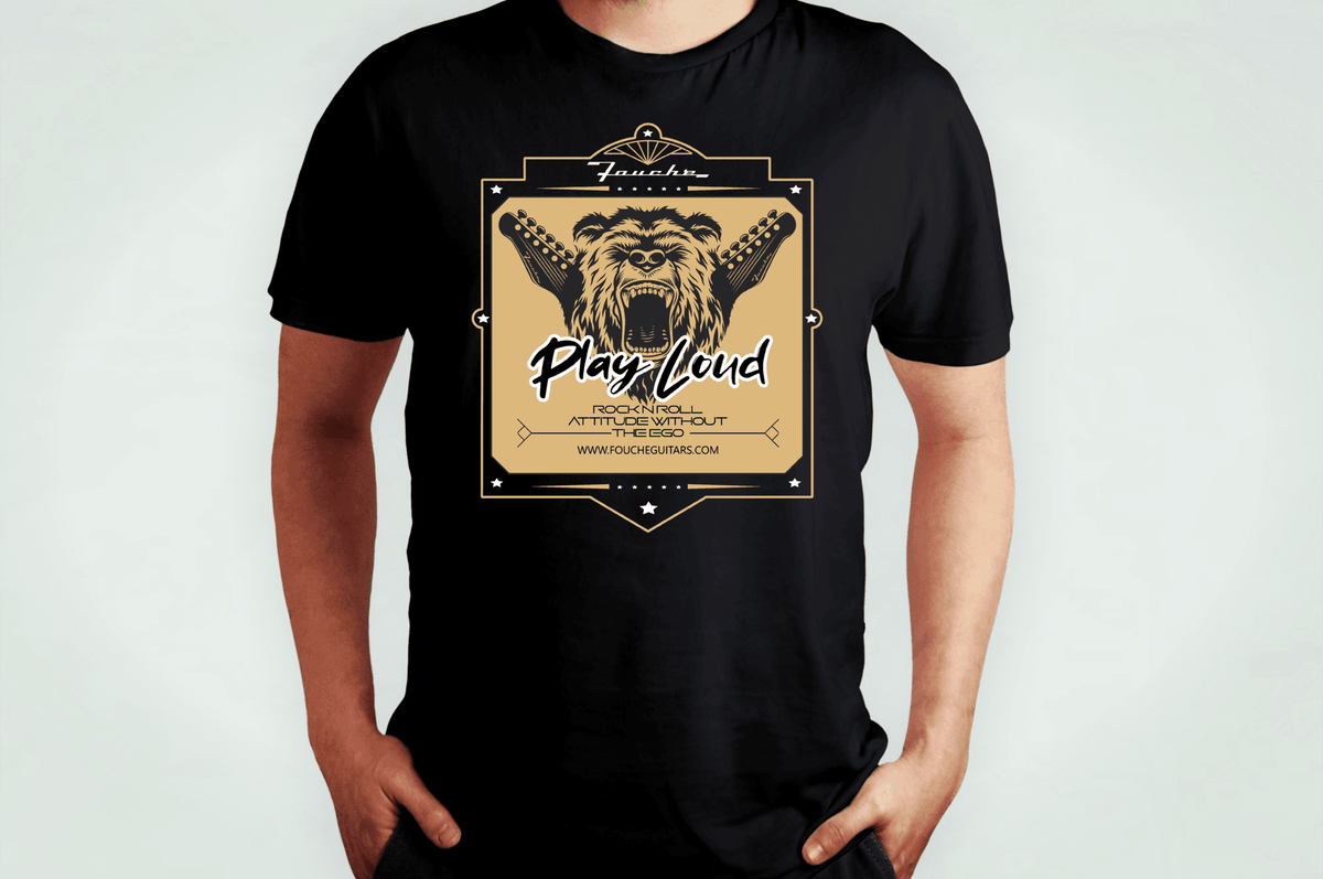 Fouche Play it loud - Black - Tee