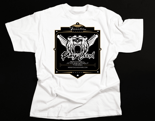 Fouche Play it loud - White - Tee