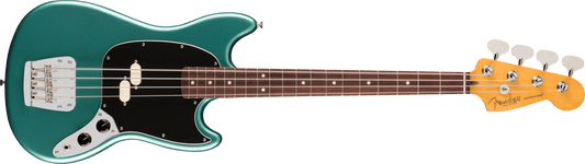 Fender American Professional Classic Mustang Bass, Rosewood Fingerboard, Faded Sherwood Green Metallic