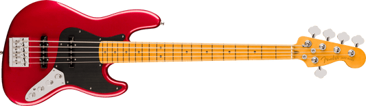 Fender American Ultra II Jazz Bass V, Maple Fingerboard, Sinister Red