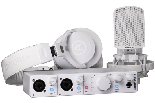 Arturia MiniFuse Recording Pack - White