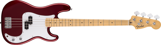 Fender Standard Precision Bass, Maple Fingerboard, White Pickguard, Candy Cola