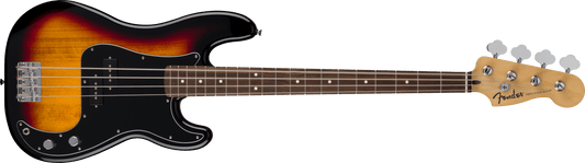 Fender Standard Precision Bass, Laurel Fingerboard, Black Pickguard, 3-Color Sunburst
