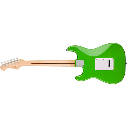 Fender Squier FSR Sonic Stratocaster HSS, Laurel Fingerboard, White Pickguard, Lime Green