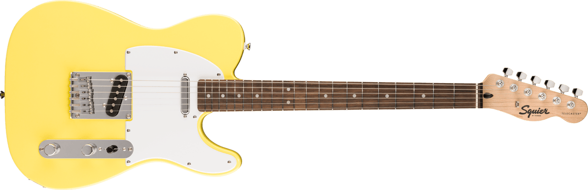 Fender Squier Sonic Telecaster, Laurel Fingerboard, White Pickguard, Canary Yellow