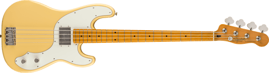 Fender Squier Classic Vibe Telecaster Bass, Maple Fingerboard, Parchment Pickguard, Vintage White