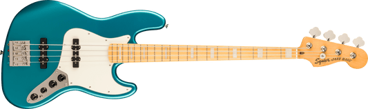 Fender Squier Classic Vibe Active '70s Jazz Bass Maple Fingerboard, Parchment Pickguard, Ocean Turquoise