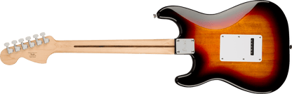 Fender Squier Affinity Series Stratocaster, Laurel Fingerboard, White Pickguard, 3-Color Sunburst