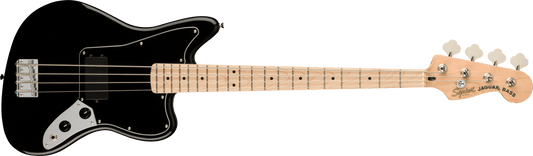 Fender Squier Affinity Series Jaguar Bass H, Maple Fingerboard, Black Pickguard, Black
