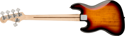 Fender Squier Affinity Series Jazz Bass V, Laurel Fingerboard, Black Pickguard, 3-Color Sunburst