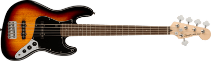 Fender Squier Affinity Series Jazz Bass V, Laurel Fingerboard, Black Pickguard, 3-Color Sunburst