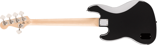 Fender Squier Affinity Series Active Jazz Bass V, Maple Fingerboard, Black Pickguard, Black Metallic