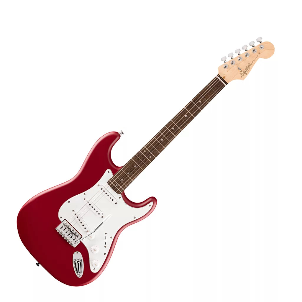 Fender Squier Debut Collection Stratocaster, Laurel Fingerboard, White Pickguard, Dakota Red