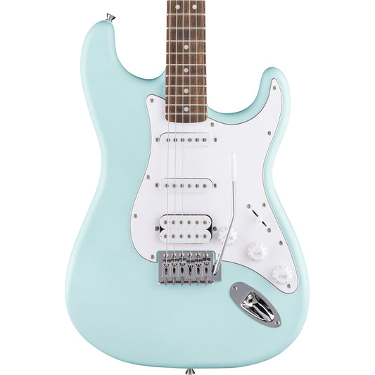 Fender Squier Debut Collection Stratocaster HSS, Laurel Fingerboard, White Pickguard, Daphne Blue
