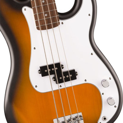 Fender Squier Debut Collection Precision Bass, Laurel Fingerboard, White Pickguard, 2-Color Sunburst