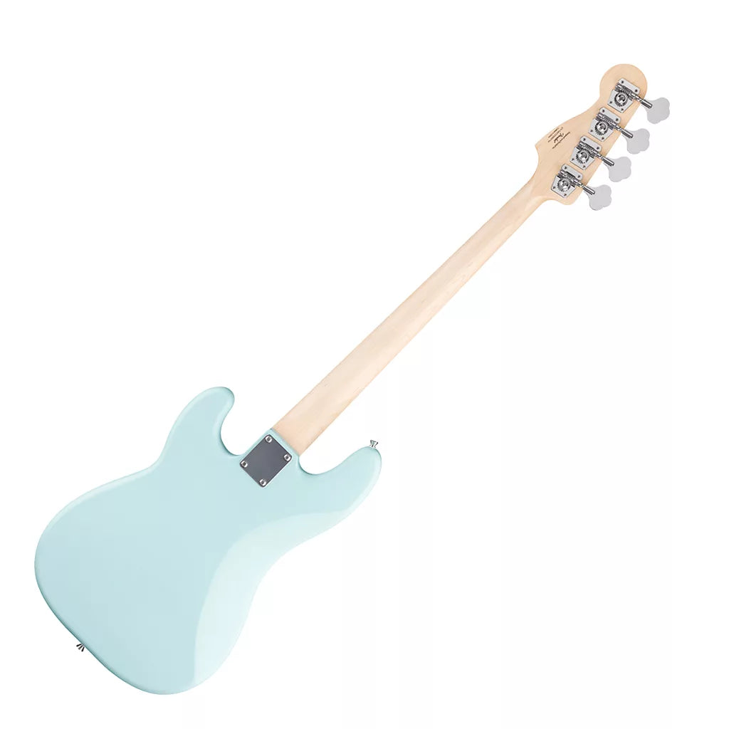 Fender Squier Debut Collection Precision Bass, Laurel Fingerboard, White Pickguard, Daphne Blue