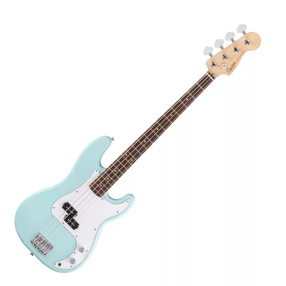 Fender Squier Debut Collection Precision Bass, Laurel Fingerboard, White Pickguard, Daphne Blue