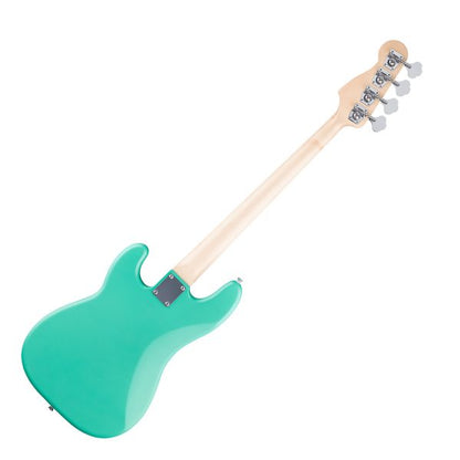 Fender Squier Debut Collection Precision Bass, Laurel Fingerboard, White Pickguard, Sea Foam Green