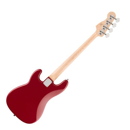 Fender Squier Debut Collection Precision Bass, Laurel Fingerboard, White Pickguard, Dakota Red
