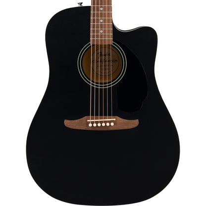 Fender California Debut Redondo CE, Spruce Top, Black Pickguard, Black